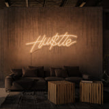 "HU$TLE" NEON SKILT