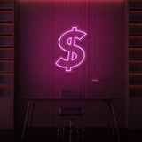 "DOLLAR SIGN" NEON SKILT