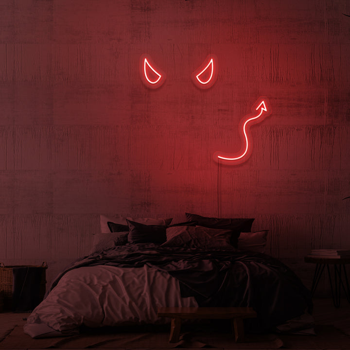 "DEVIL" NEON SKILT
