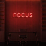 "FOCUS" NEON SKILT