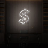 "DOLLAR SIGN" NEON SKILT