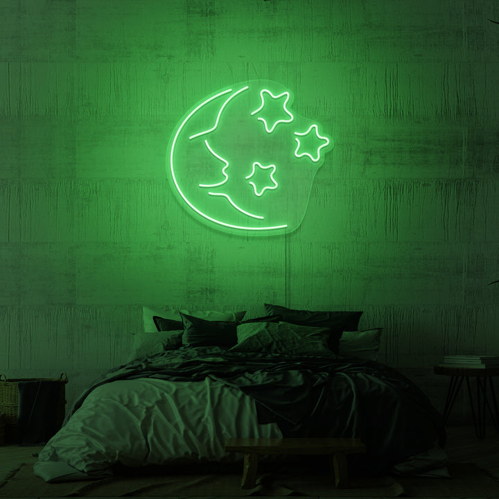 "NIGHT SKY" NEON SKILT