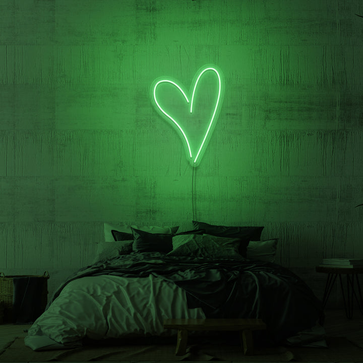 "HJERTET" NEON SKILT