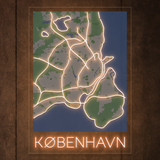 COPENHAGEN Stadskarta