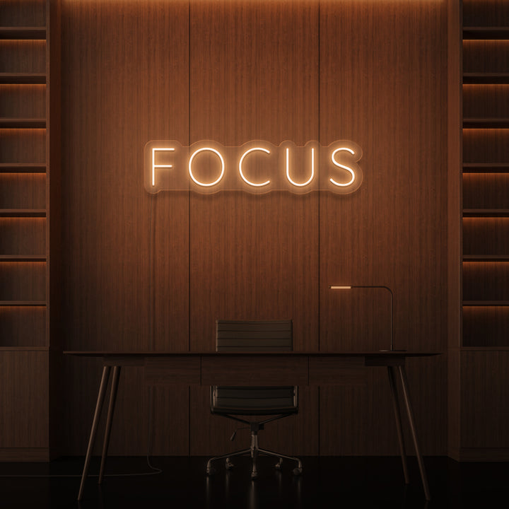 "FOCUS" NEON SKILT