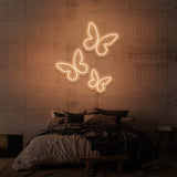 Illuminated advertisement "Butterflies". 