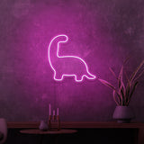 Mini neon sign "Dino". 