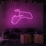 "MUSTER" NEON SIGN