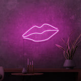 „LIPS“ MINI-Neonschild 