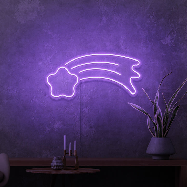 "STJERNESKUD" MINI NEON SKILT