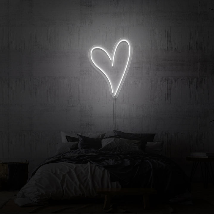 "HJERTET" NEON SKILT