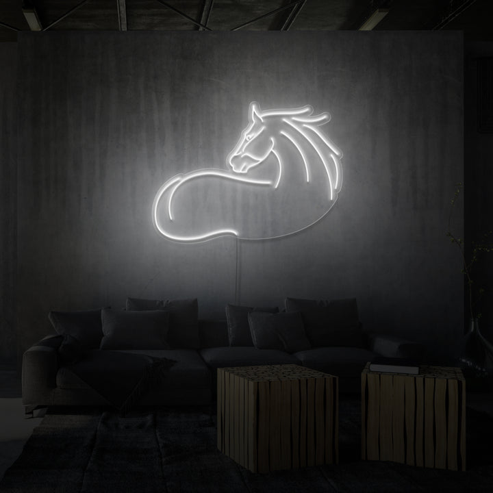 "HEST" NEON SKILT