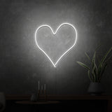 Mini neonskylt "Hjärta". 