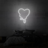 Illuminated advertisement "MELTING HEART". 
